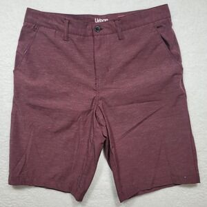 Urban Pipeline SuperFlex Men's Chino Shorts Size 34 Maroon